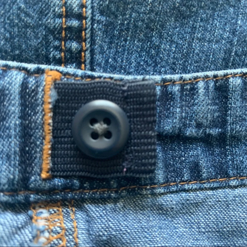 Gap Kids Denim Snap Front Denim Skirt, Size 7